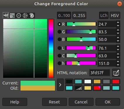 How To Change Colour In Gimp