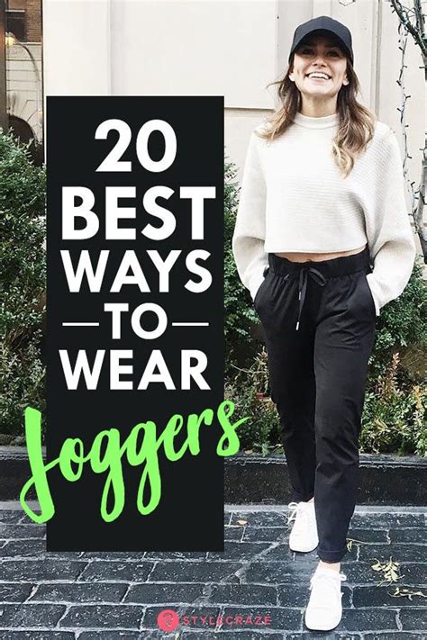 20 Best Ways To Wear Joggers To Look Stylish Womens Joggers Outfit Jogger Outfit Casual