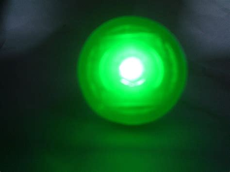 ANEL DO LANTERNA VERDE: Anel do Lanterna Verde com LED
