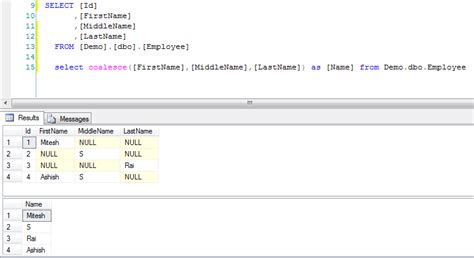 Aspnet Stuffs How To Replace Null Values In Sql With Customize Value