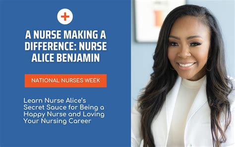 A Nurse Making A Difference Nurse Alice Benjamin Minority Nurse