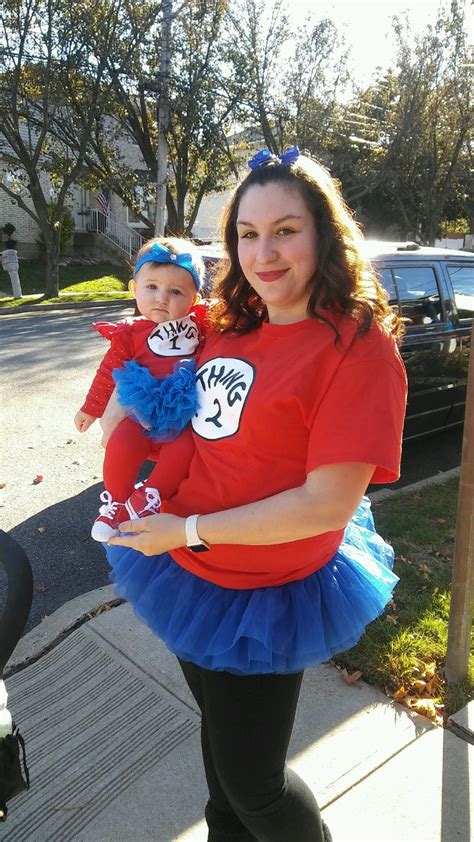 Happy Halloweenthing1 Thing2mom And Daughter Costume Daughter