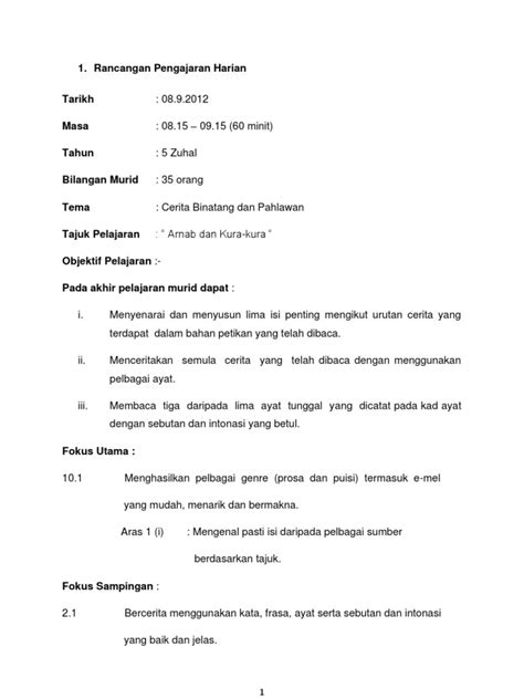 Maybe you would like to learn more about one of these? Nilai Murni Cerita Arnab Dan Kura Kura
