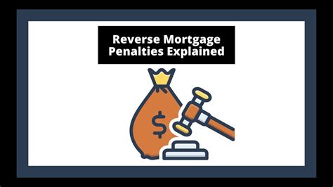 Reverse Mortgages Penalties Explained With Examples Youtube