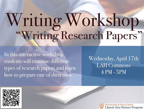 Writing Workshop Writing Research Papers The Lah Herald