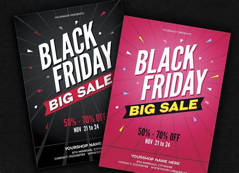 Black Friday Sale Flyer | Black friday sale flyer, Black friday sale, Black friday