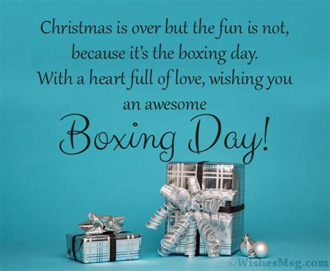 Happy Boxing Day Messages