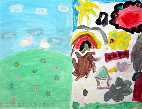 Kids Artists: Painting while listening to classical music