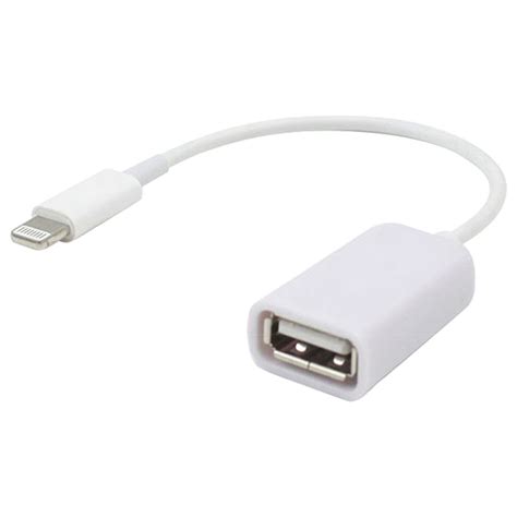 Pinple 8 Pin Lightning To Usb 20 Female Otg Cable Connector Adapter