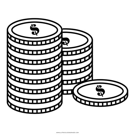 Find more gold coins coloring page pictures from our search. Coins Coloring Page - Ultra Coloring Pages