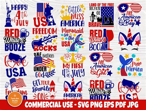 4th of July SVG Cut Files Kids Svg Patriotic Svg | Etsy