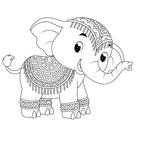 Dibujo Para Colorear Elefante En India Dibujos Para Imprimir Gratis Sexiz Pix