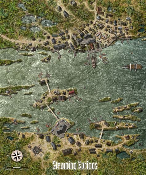 Steaming Springs By Hero339 On Deviantart Fantasy City Map Fantasy