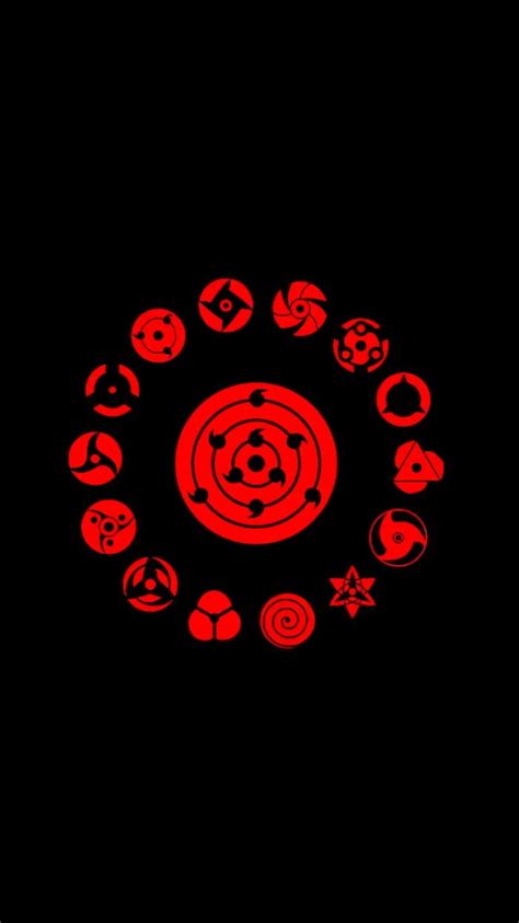 Multiple Sharingan Wallpaper (Naruto) (1822*3240) | Sharingan