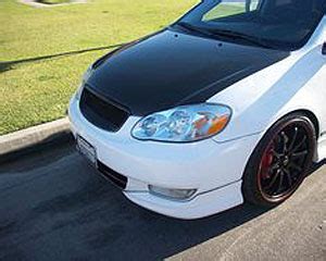 Ships from toyota, fort worth tx Advan Carbon OEM Style Carbon Fiber Hood Toyota Corolla 2003-2007 | BKTCR03-AC780HC