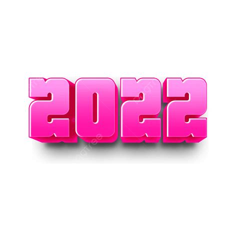 3d Text Typography Vector Design Images 2022 Typography Text Number