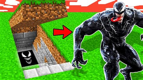 Nos Escondemos En El BÚnker Secreto De Venom En Minecraft Minecraft