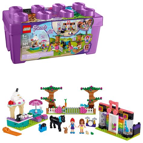 Lego Friends Heartlake City Brick Box 41431 Building Kit Make 6 Scenes From 1 Box Set For