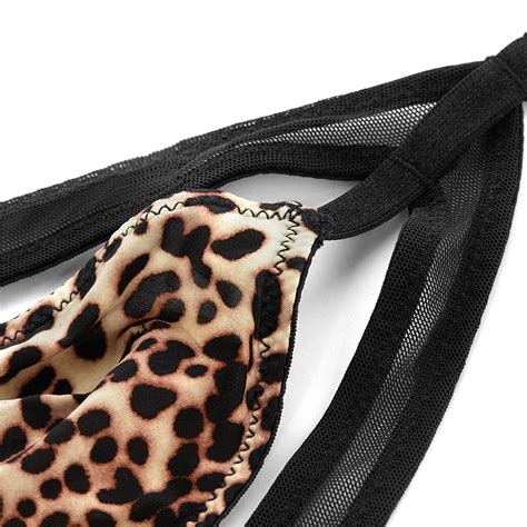 leopard print bodysuit with a thong wild savage yamamay