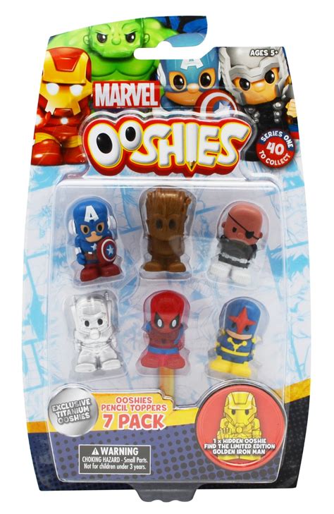 Buy Ooshies Marvel 7 Pack At Mighty Ape Australia