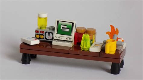 Lego Laboratory Desk Tutorial Youtube