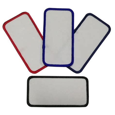 Blank Sublimation Heat Transfer Patchpromotional Embroidery Blank Iron