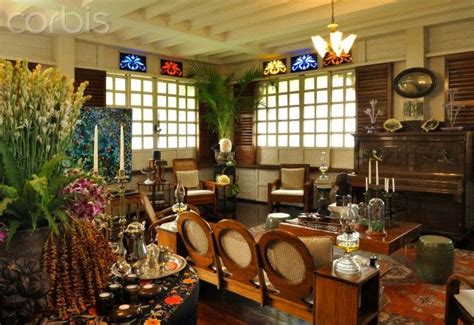 Interior Of A Traditional Filipino Heritage Home Manila Philippines
