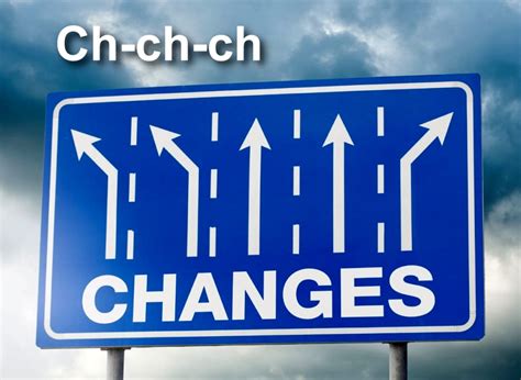Ch Ch Ch Changes David M Masters
