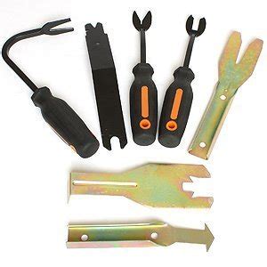 Plastic tool construction prevents scratching and damaging vehicle's paint, leather, chrome and other surfaces. Amazon.com: Anytime Tools 7 piece CAR DOOR PANEL TRIM ...