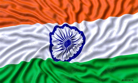 3d Render Of Indian Flag Stock Photo 6502814 Crushpixel