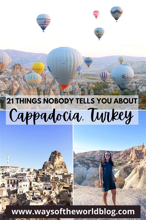 21 Things You Need To Know Before Visiting Cappadocia Turkey Asia