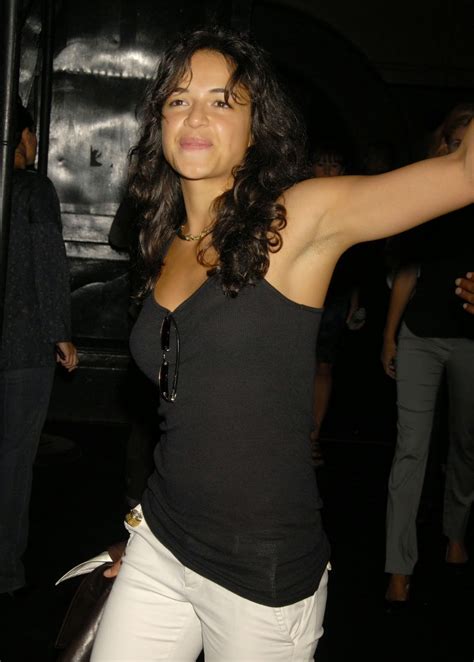 Michelle Rodriguez Flashes Armpit Hair And Toned Biki