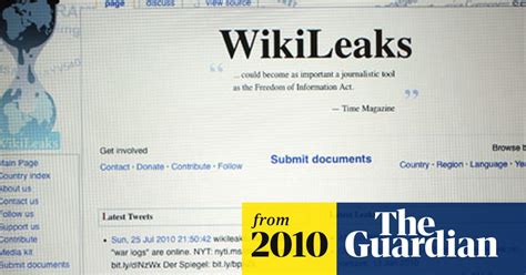Wikileaks Fights To Stay Online After Us Company Withdraws Domain Name Wikileaks The Guardian