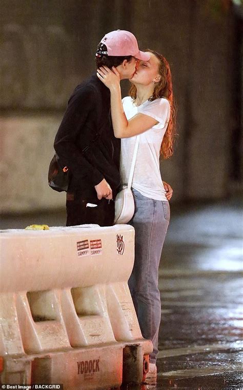Lily Rose Depp Shares Passionate Kiss With Timothee