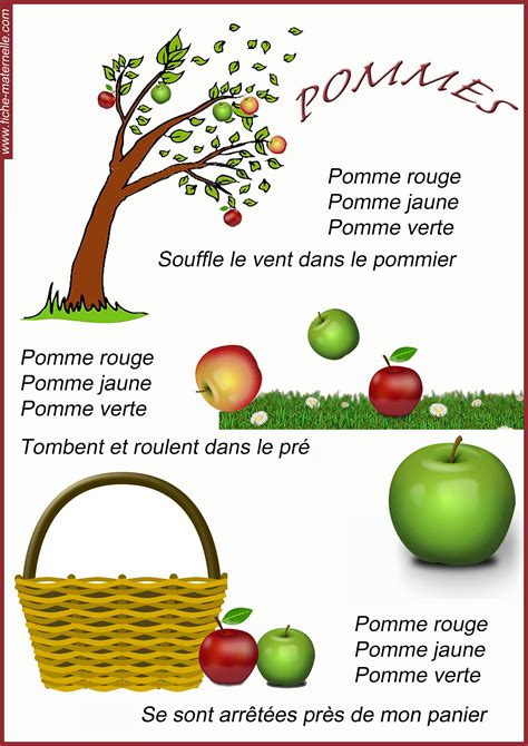 Poesie Sur Les Fruits Et Legumes Maternelle Mon Blog Jardinage