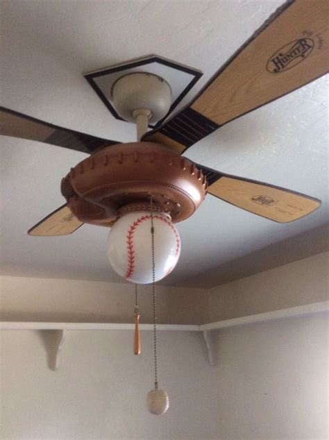 Baseball ceiling fan looks very good and decorative for your modern home, especially for teen boy room in which it works best adding nicer look there. Hunter baseball ceiling fan for Sale in Visalia, CA - OfferUp