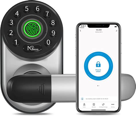 Ngteco Smart Door Lock Biometric Fingerprint Door Lock With Bluetooth