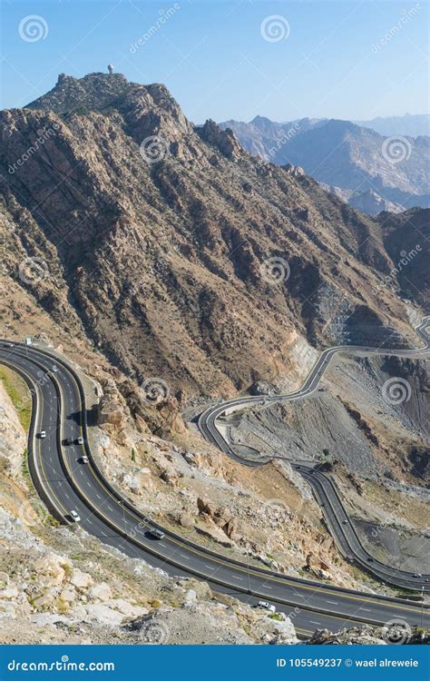 Al Hada Mountain In Taif City Saudi Arabia With Beautiful View Of