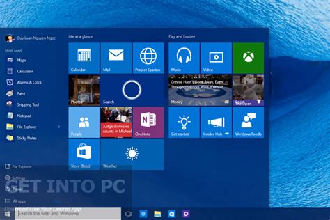 Windows 10 Pro Build 10240 Iso 32 64 Bit Free Download Get Into Pc