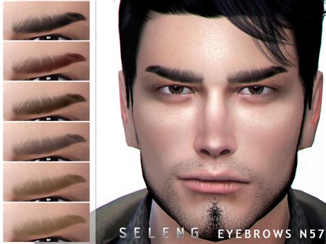 Eyebrows N57 By Seleng Created For The Sims 4 Emily Cc Finds