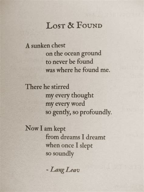 Lost And Found Lang Leav Quotes Lang Leav Poems Lang Leav