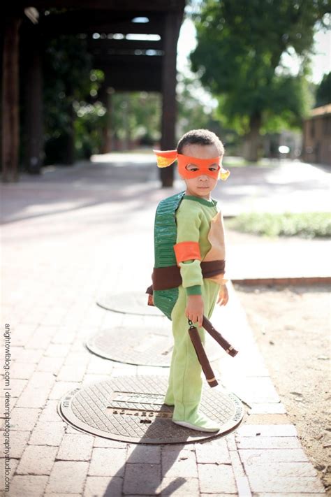 Easy kids ninja costume with no sewing required at all. Easy Teenage Mutant Ninja Turtle Costume | A Night Owl