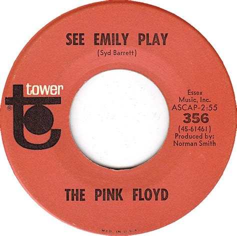 The Pink Floyd See Emily Play 1967 East Coast Pressing Vinyl