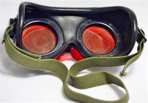 Vintage World War Ii Polaroid Aviators Goggles Night Vision Or Atomic