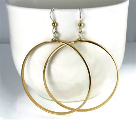 Gold Hoops Hoop Earrings Extra Large Gold Earrings Gold And Etsy