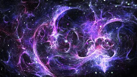 Wallpaper Nebula Galaxy Plasm Stars Digital Art Dark Matter