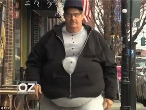 dr oz is unrecognizable in a fat suit as he poses as 400 pound morbidly obese man daily mail