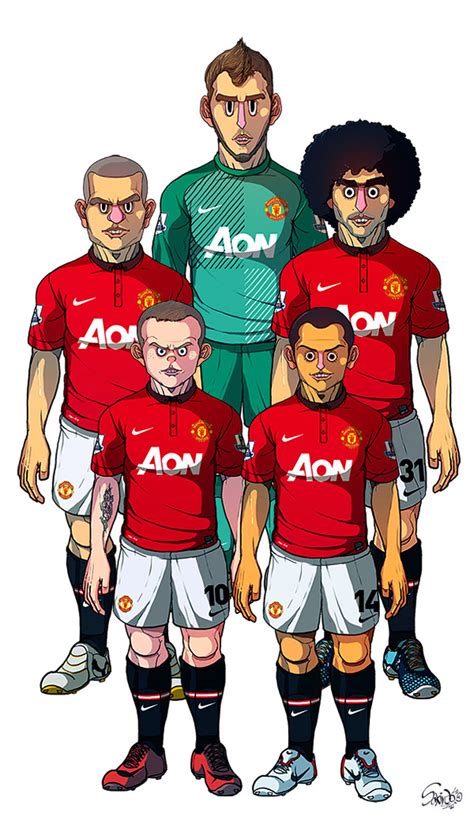 Manchester united batman the animated series lacrosse football players premier league behance the unit cartoon the gambler. South Korean designer produces some pretty disturbing ...