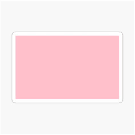 Light Pink Solid Color Girly Pastel Sticker For Sale By Argosdesigns