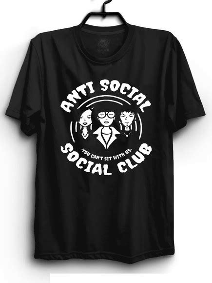 Camiseta Anti Social Club Loja Funtal Elo7 Produtos Especiais